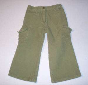 EUC Gymboree Primrose green corduroy pants girls 3 3t  