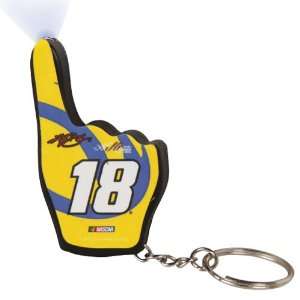  NASCAR Kyle Busch Number 1 Fan Keychain