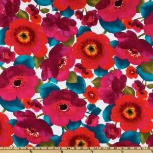  44 Wide Michael Miller Poppy Punch Red Fabric By The 