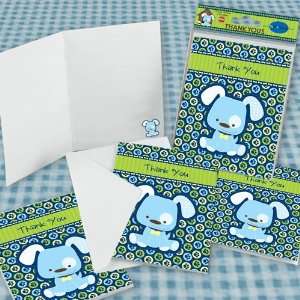    Boy Puppy Dog   Set of 8 Baby Shower Thank You Cards Toys & Games