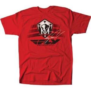 Fly Racing Trey Canard T Shirt Red XX large Sports 