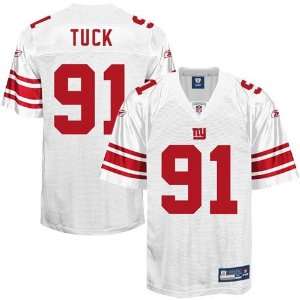   New York Giants Justin Tuck Premier White Jersey