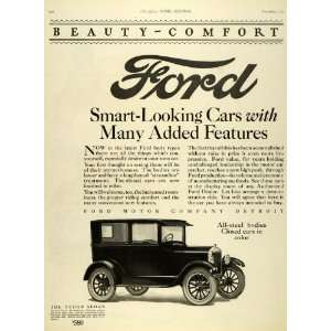  1925 Ad Ford Motor Cars Tudor Sedan Coupe Touring Runabout 