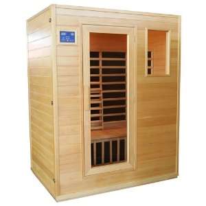  Sauna Company Hemlock Wood 3 Person Sauna Patio, Lawn & Garden