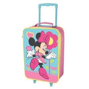 Minnie Mouse DISNEY KIDS Trolley Bag Luggage Wheeled Suitcase NEW 