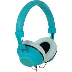  Over The Ear Hi Fi Stereo Headphones Turquoise 