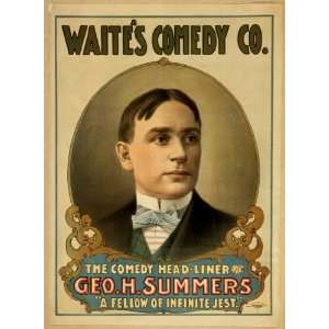  Poster Waites Comedy Co. 1899