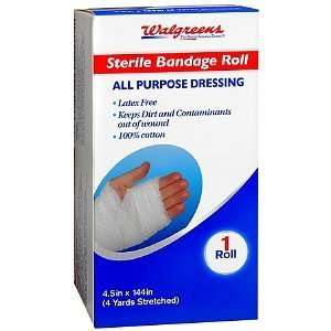   Sterile Bandage Roll All Purpose Dressing, 4.5 