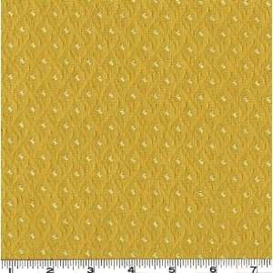  56 Wide Jacquard Warren Gold Fabric By The Yard Arts 