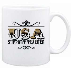  New  Usa Support Teacher   Old Style  Mug Occupations 