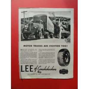 Lee Rubber and Tire, 1943 print ad (trucks/lee of conshnhocken 