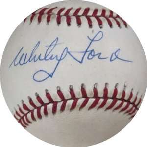  Whitey Ford Autographed Baseball   Autographed Baseballs 