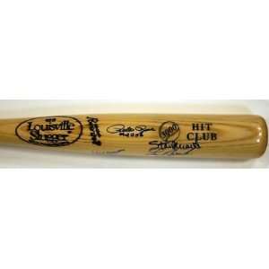 Autographed Hank Aaron Bat   3000 Hit Club 6 L Slugger JSA 755 