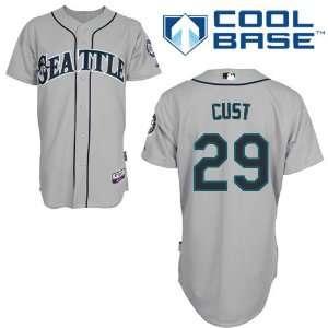  Jack Cust Seattle Mariners Authentic Road Cool Base Jersey 