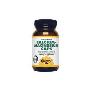  Calcium Magnesium Target Mins 90 Vegicaps, Country Life 