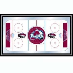    NHL Colorado Avalanche Framed Hockey Rink Mirror
