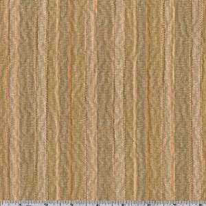  54 Wide Jacquard Monet Stripe Sand Fabric By The Yard 