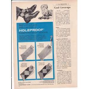  Holeproof Comfortized Socks 1957 Original Vintage 