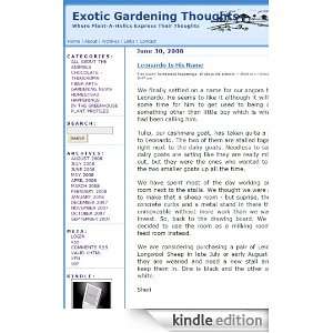  Exotic Gardening Thoughts Kindle Store