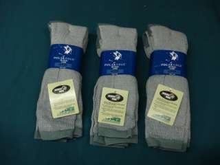 NWT Womens Polar Edge Merino Wool Ski Sock 6 pair Grey  