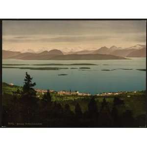  Photochrom Reprint of General view, Molde, Norway