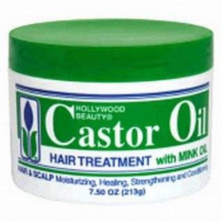 Hollywood Beauty Castor Oil Hair Treatment with Mink Oil, 7.5 oz.