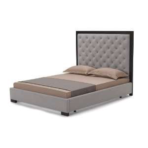  Modern Furniture  VIG  Ludwig   Tufted Fabric Bed