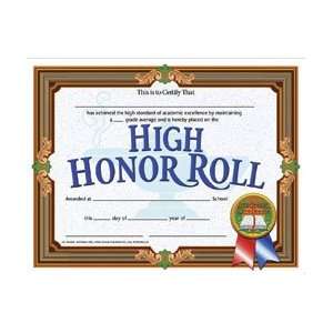  Hayes School Publishing VA686 High Honor Roll  Set of 30 8 