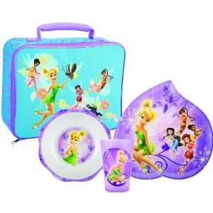  Zak Designs Disney Fairies 3 Piece Dinner Set With 