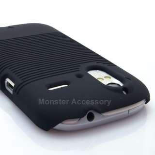 Holster Case Hard Cover Combo Black For HTC Amaze 4G T Mobile  
