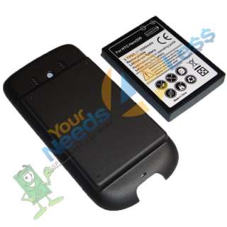 NEW 3500mAh extended battery HTC Hero 200 + Back Cover + Dock Charger 