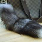   Fox Fur Tail Keychain Tassel Bag Tag Charm Different Size For Choose
