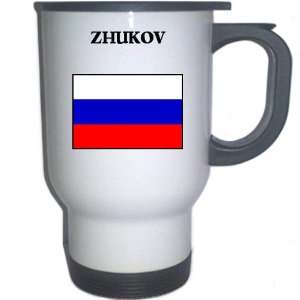  Russia   ZHUKOV White Stainless Steel Mug Everything 