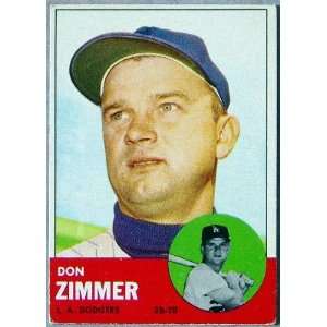  Don Zimmer 1963 Topps Card #439