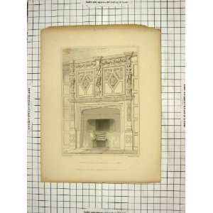  1841 Chimney Piece Horden Hall Durham Smith Billings