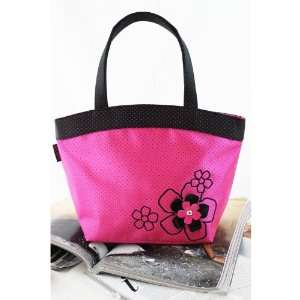  Daisy Love Tote Bag Hot Pink 15x10x7
