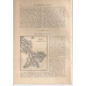  1879 Mississippi River Jetties Gulf of Mexico Delta 