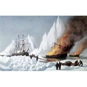  American Whalers Crushed In The Ice Arts, Crafts & Sewing