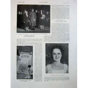    Belgian Soverigns And Election Miss France 1930