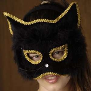  Cat Mask With Faux Fur Toys & Games