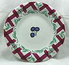 PRINCESS HOUSE Orchard Medley 7 7/8 Accent Salad Plate white w 