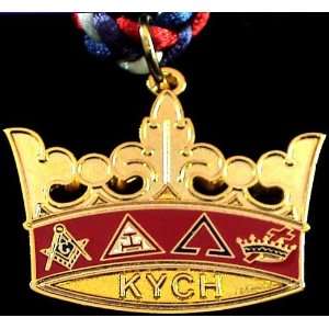  York Rite Knights Templar KYCH Jewel & Neck Cord 