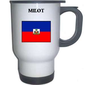  Haiti   MILOT White Stainless Steel Mug 