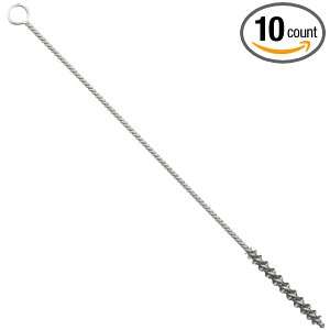Mill Rose SSTB016 10 Stainless Steel Single Spiral Tube Cleaning Brush 