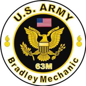  United States Army MOS 63E Bradley Mechanic Decal Sticker 