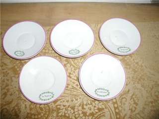 Saint Amand France Patriotic Pottery Plates FRENCH  