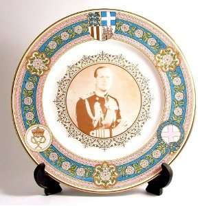 Caverswall plate commemorating 60th birthday of HRH Prince 