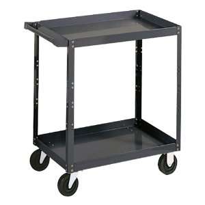 Edsal Steel Service Cart w/ Two Shelves   1000 lb. Capacity (24 W x 