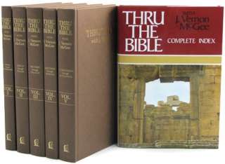 Thru the Bible J. Vernon McGee 6 Volume Commentary Set 9780840749574 