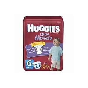  Huggies Little Movers Diapers, Size 6, 80 count Health 
